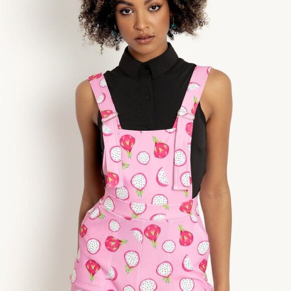 Dragonfruit Short Overalls - Picture 2 of 5
